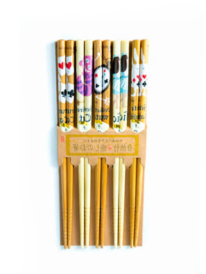 Đũa Tre Nhật Bản Vỉ 5 Đôi Kokusai NDCK-04