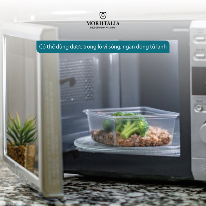 Hộp nhựa đựng thực phẩm Kokusai an toàn tiện lợi Moriitalia HDK009775