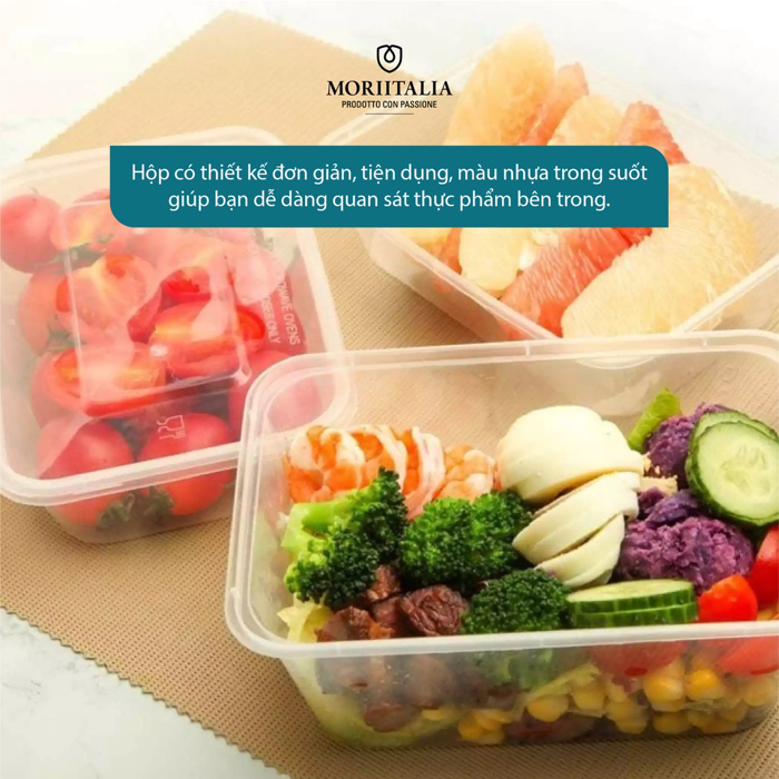 Hộp nhựa đựng thực phẩm Kokusai an toàn tiện lợi Moriitalia HDK009775
