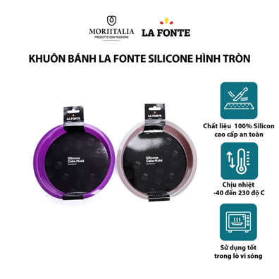 Khuôn bánh La Fonte silicone an toàn tiện lợi Moriitalia YY20855