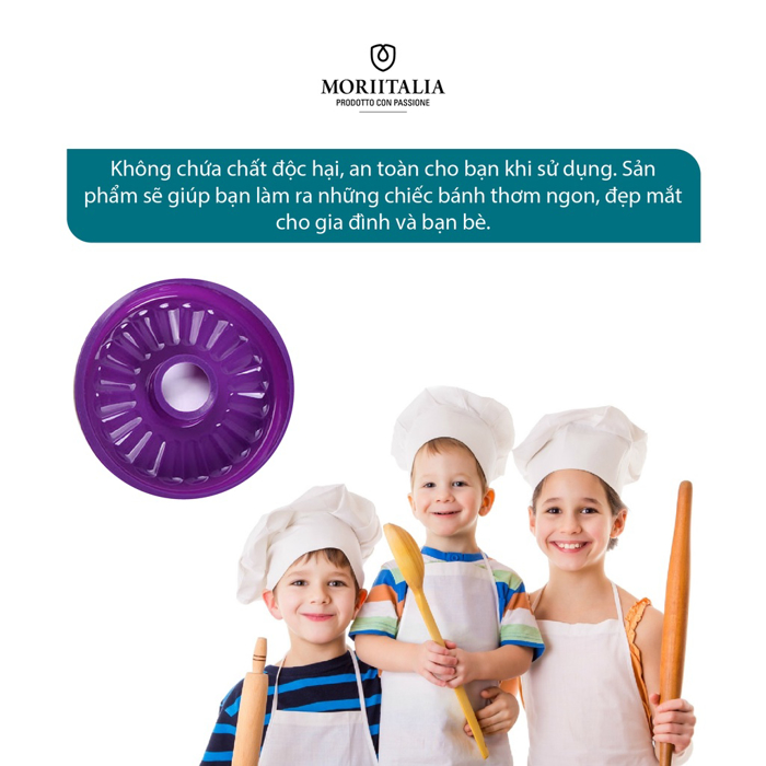 Khuôn nướng bánh La Fonte silicone hình hoa tiện lợi Moriitalia YY20923