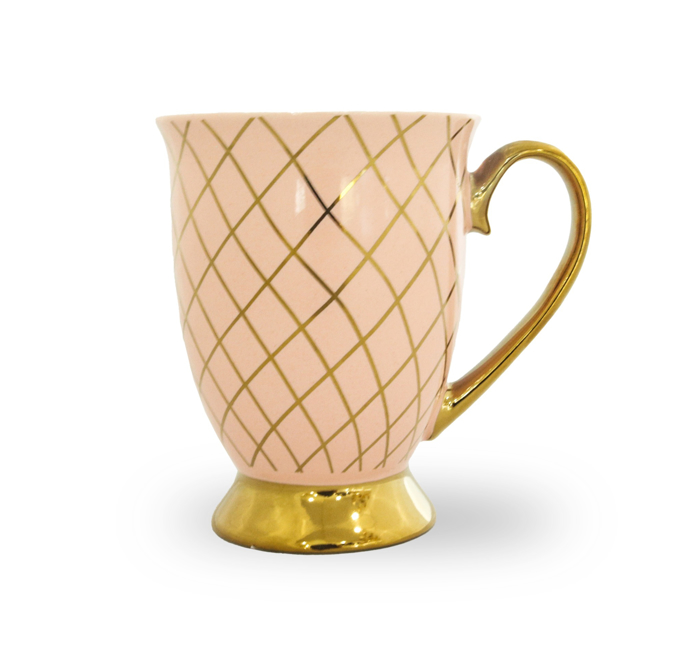 Cốc sứ La Fonte mạ vàng-006446-01