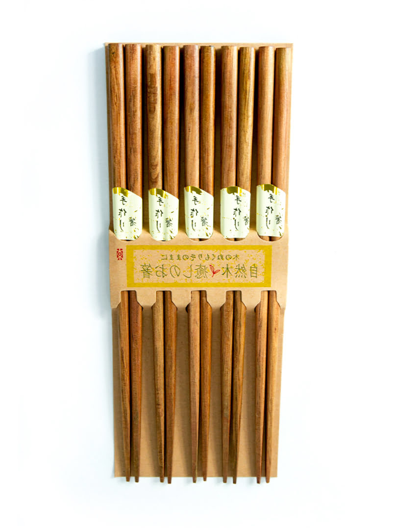 Đũa gỗ Nhật Bản vỉ 5 đôi KOKUSAI NDCK-22