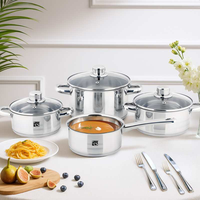 Bộ nồi nấu ăn CS BELM 7 món 054953