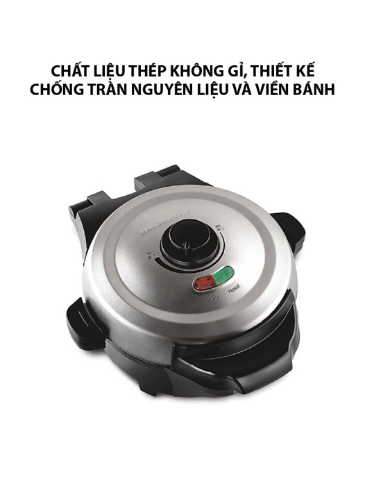 Máy làm bánh Waffle và đồ ăn sáng đa năng Hamilton Beach 26049-IN