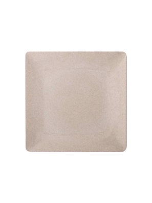 Dĩa vuông melamin KORMEL 220mm màu kem E10507