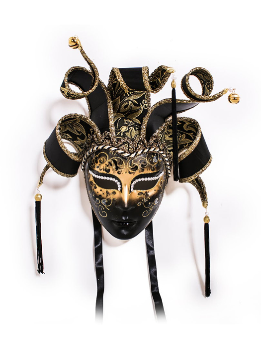 Mặt nạ hóa trang nguyên mặt Ricci Luxury đính đá Swarovsky - MATNA021