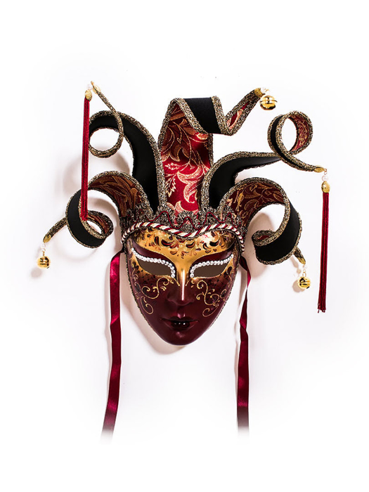 Mặt nạ hóa trang nguyên mặt Ricci Luxury đính đá Swarovsky - MATNA021