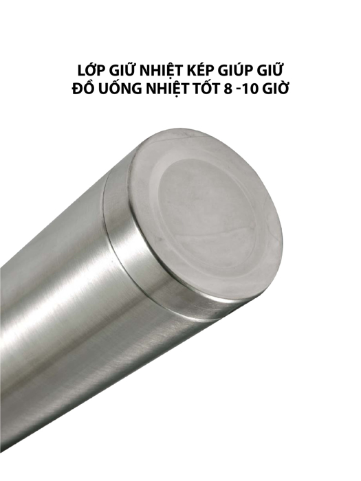 Bình Giữ Nhiệt Inox Carlmann 500ml - BES523