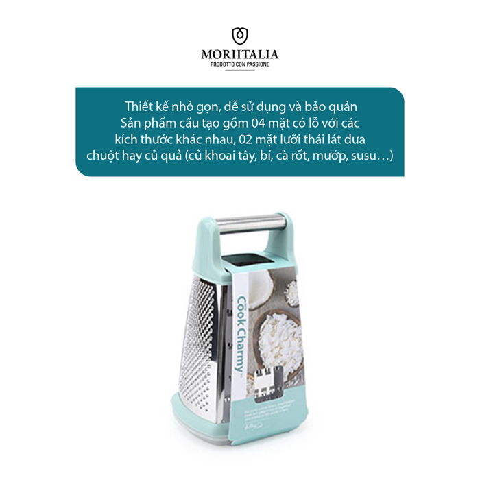 Dụng cụ mài rau củ 4 mặt La Fonte mài nhanh- bén- nhuyễn Moriitalia 006552