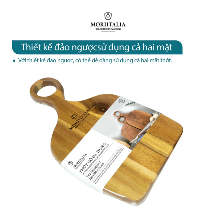 Thớt gỗ Moriitalia đa dụng kháng khuẩn THOT00009812