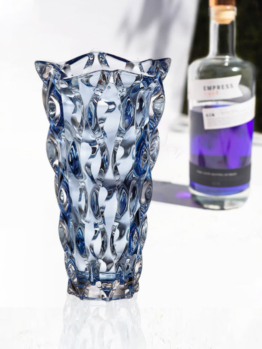 Bình hoa pha lê Samba màu xanh Bohemia 305mm - 584614