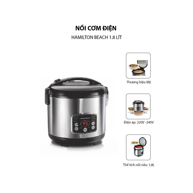 Nồi cơm điện Hamilton Beach 37541-IN