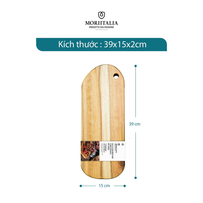 Thớt gỗ tràm Moriitalia cao cấp đa dụng an toàn cho sức khoẻ THOT00008389
