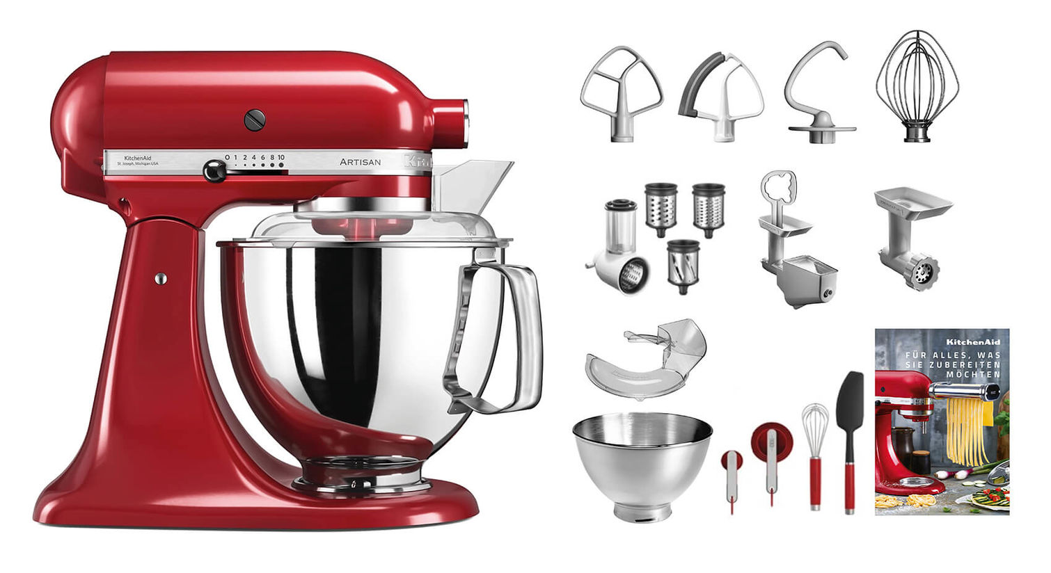 Các loại phụ kiện máy trộn KitchenAid mà bà nội trợ nào cũng mê